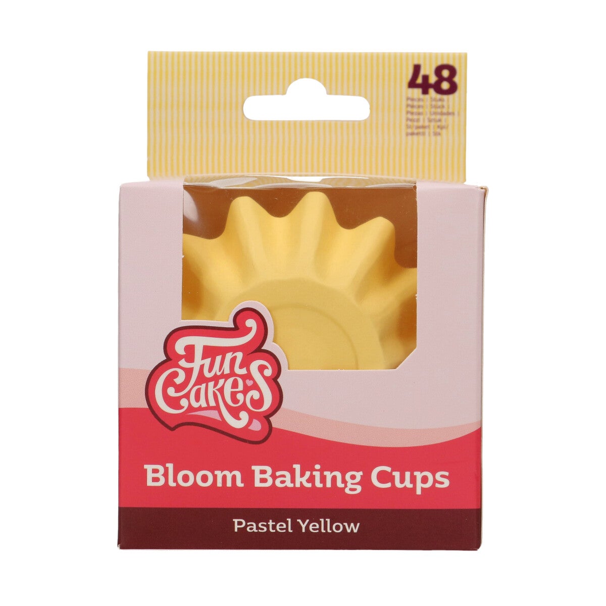 FunCakes Bloom Baking Cups - Pastel Geel pk/48