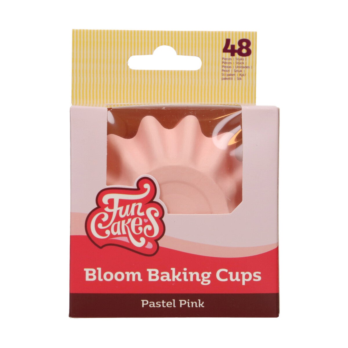 FunCakes Bloom Baking Cups - Pastel Roze pk/48