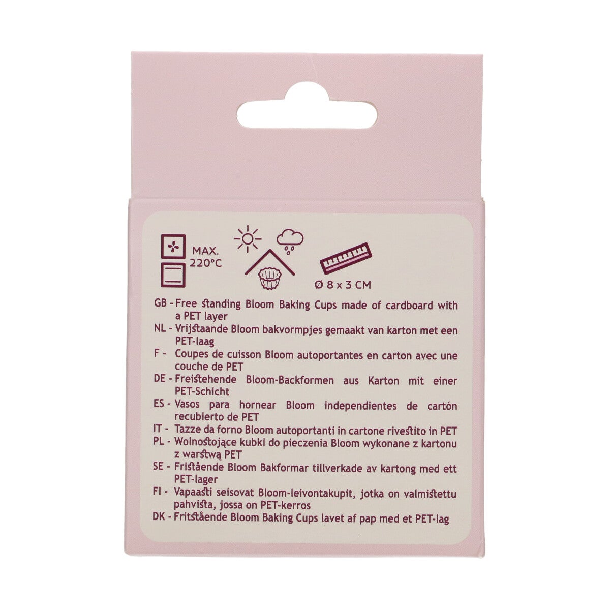 FunCakes Bloom Baking Cups - Pastel Paars pk/48