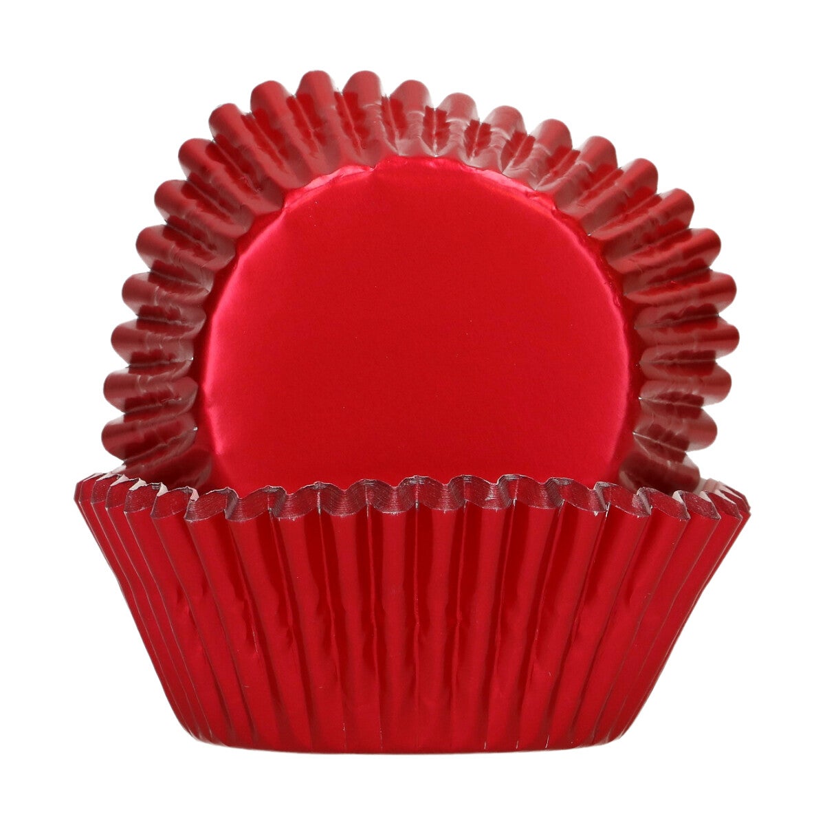 FunCakes Folie Baking Cups - Metallic Rood pk/48