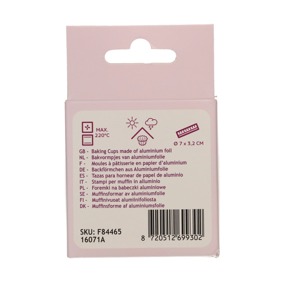 FunCakes Folie Baking Cups - Metallic Rood pk/48