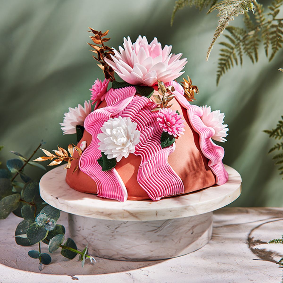 FunCakes Eetbare Papieren Bloemen Deluxe Hortensia Roze Klein pk/18