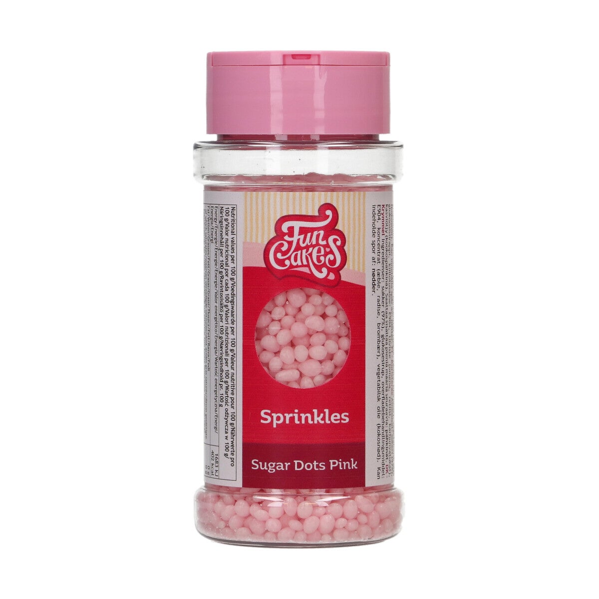 FunCakes Sugar Dots Roze 80g