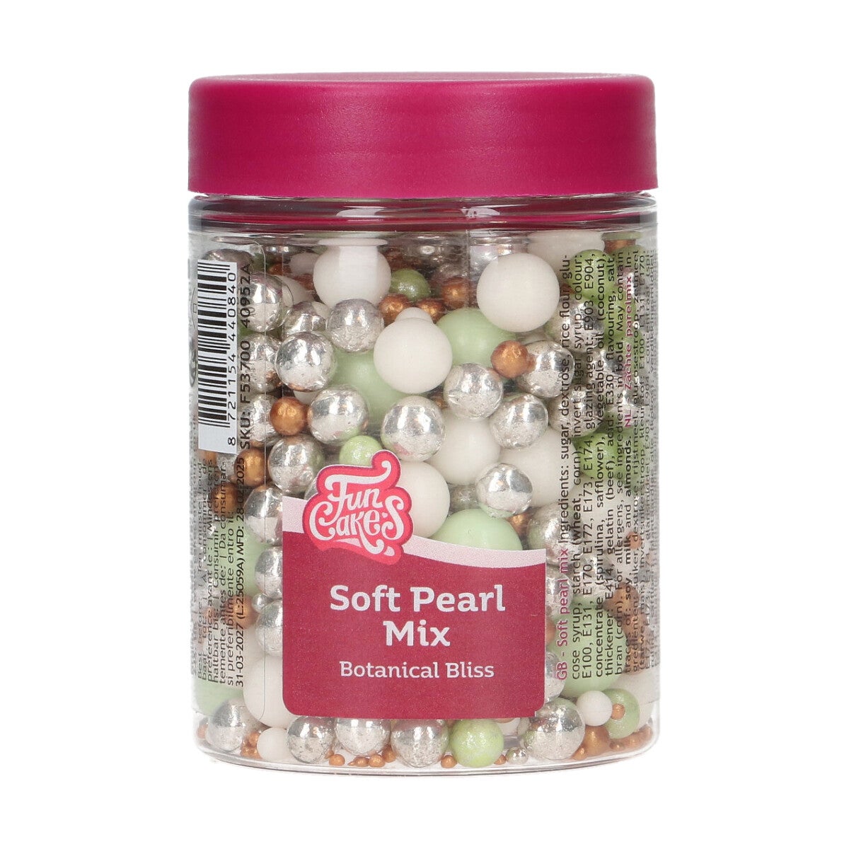 FunCakes Soft Pearls Mix Botanical Bliss 80g