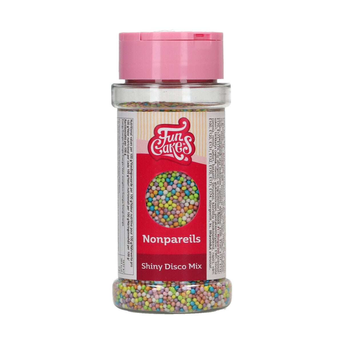 FunCakes Nonpareils Shiny Disco Mix 80g