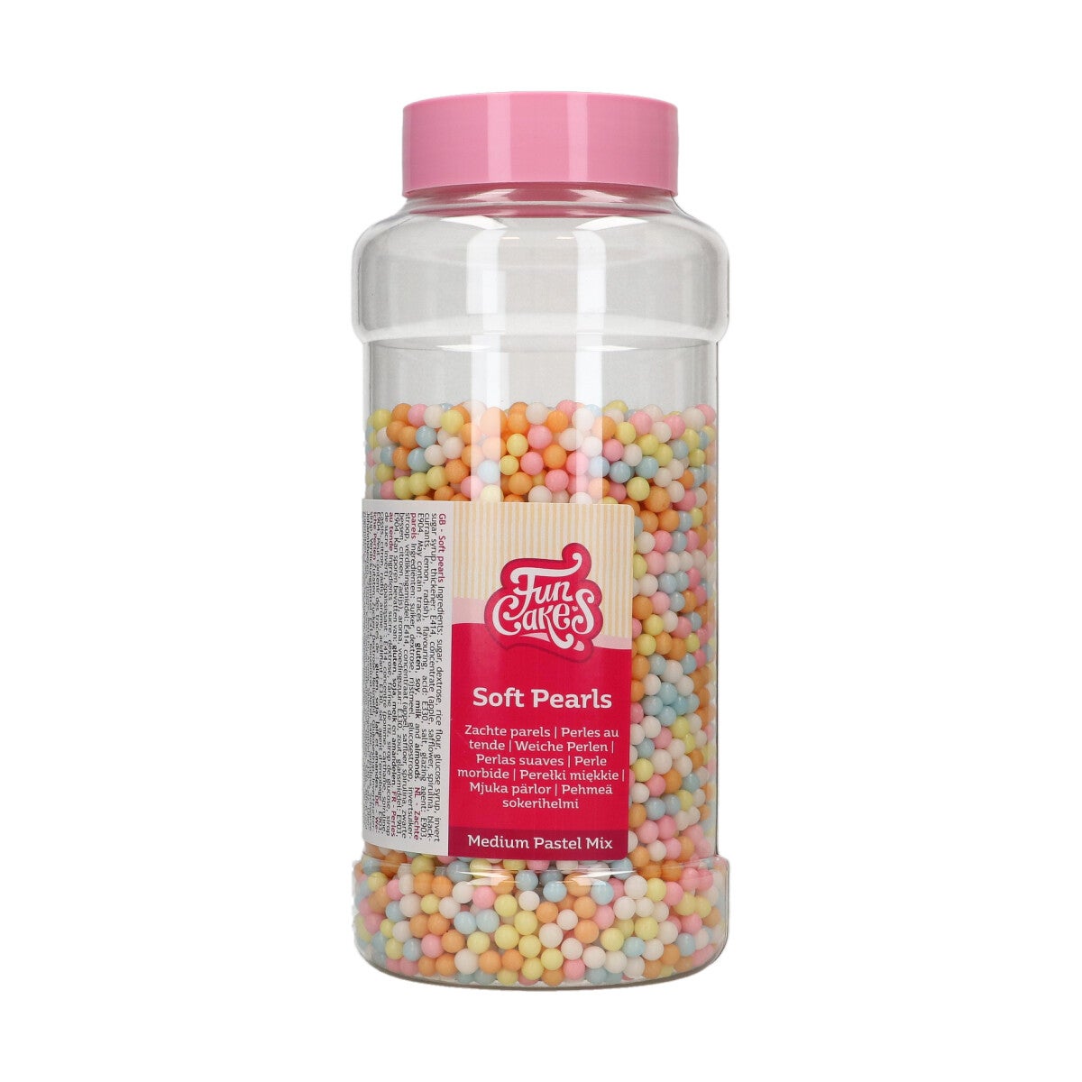 FunCakes Soft Pearls 5mm Pastel Mix 500 g