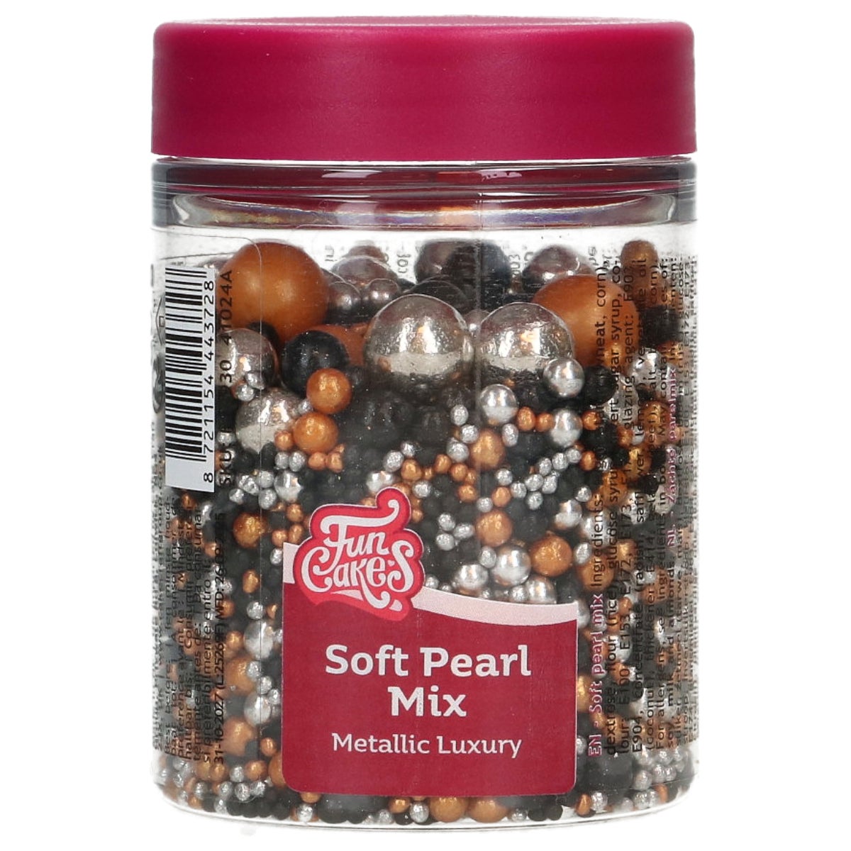FunCakes Soft Pearls Mix Metallic Luxury 80 g