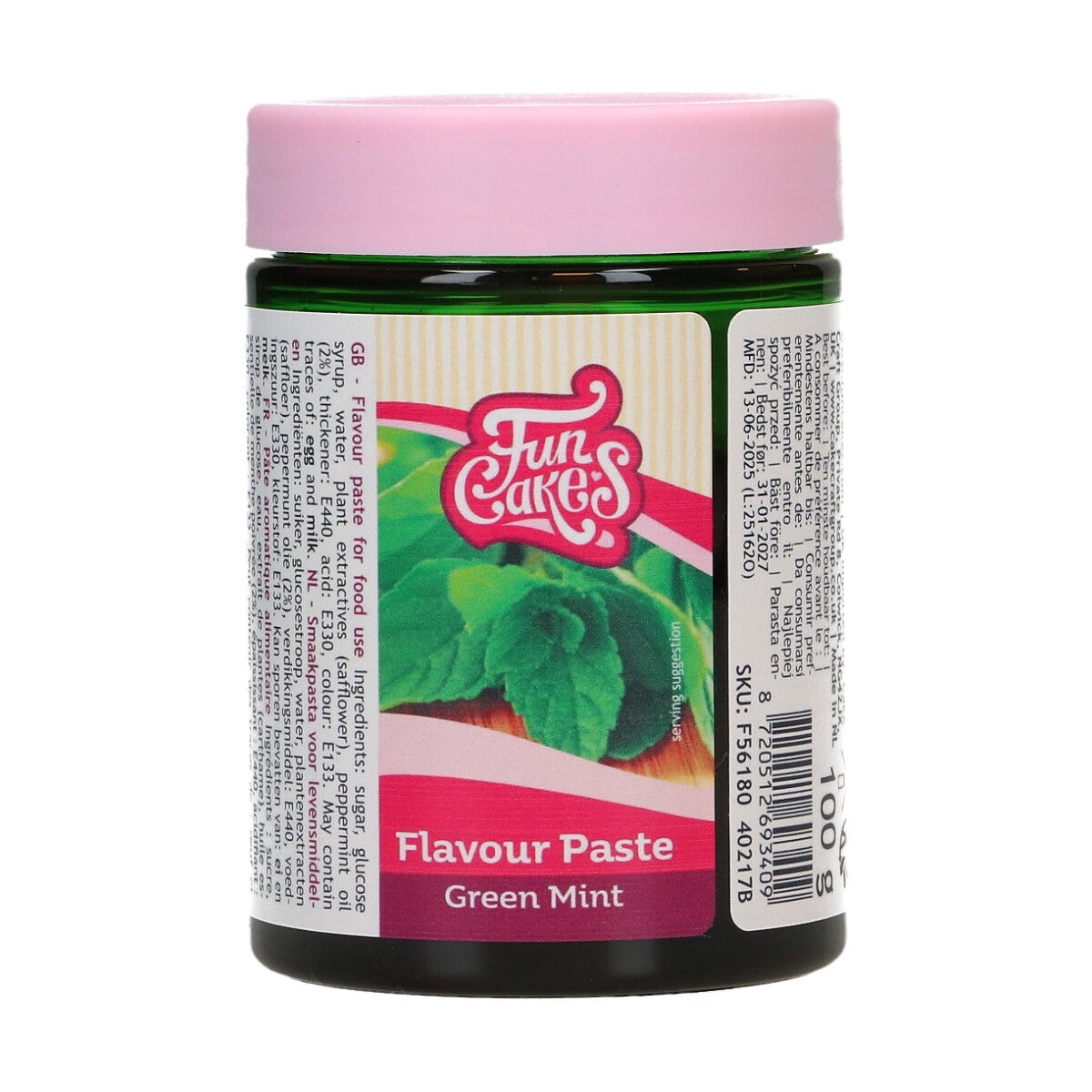 FunCakes Smaakpasta Groene Munt 100 g