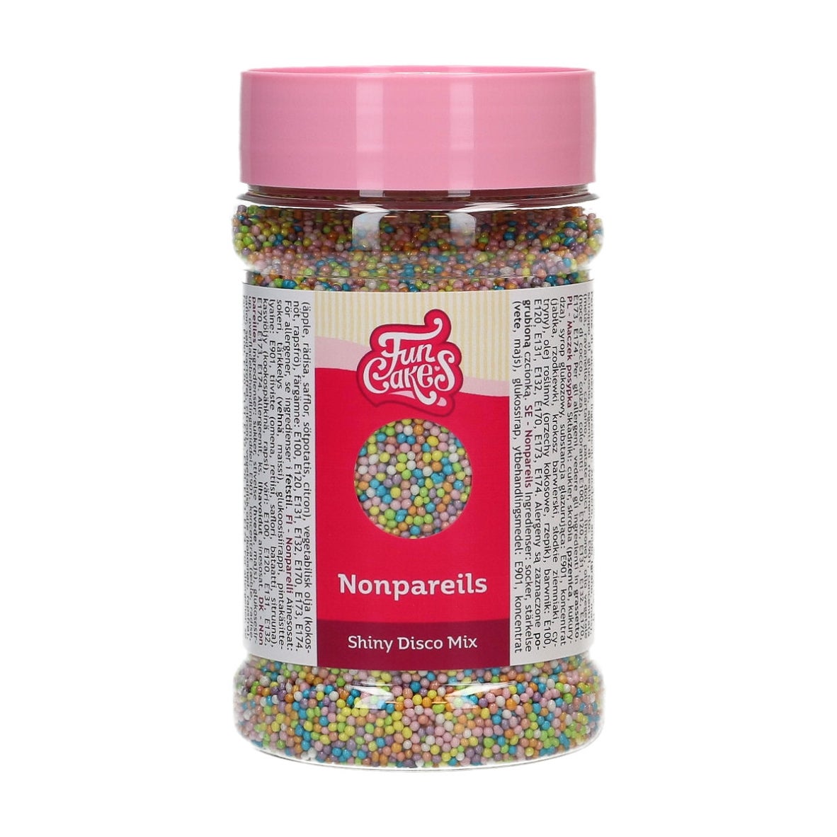 FunCakes Nonpareils Shiny Disco Mix 250g