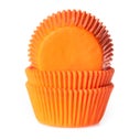 House of Marie Baking cups Oranje - pk/48