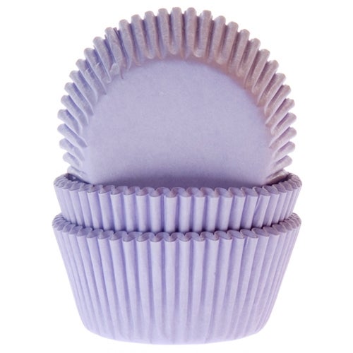 House of Marie Baking Cups Lila pk/48