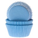 House of Marie Baking Cups Licht Blauw pk/48
