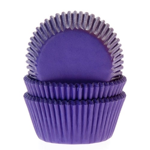 House of Marie Baking Cups Paars/Violet - pk/48