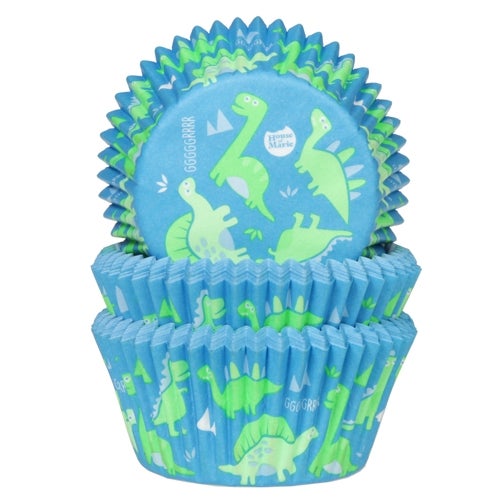 House of Marie Baking Cups Dino's pk/48