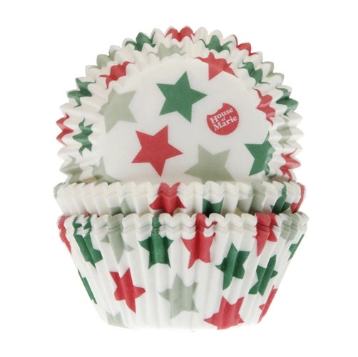 House of Marie Cupcakevormpjes Ster pk/50