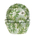 House of Marie Baking Cups Groen Blad pk/48