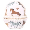 House of Marie Baking Cups Paarden pk/48