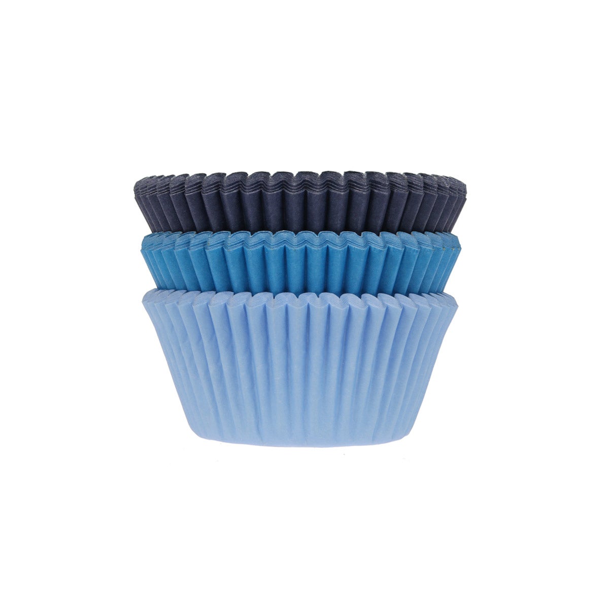 House of Marie Baking Cups Assorti Blauw pk/72