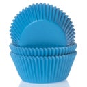 House of Marie Baking cups Cyaan blauw - pk/48