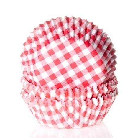House of Marie Baking cups Ruit Rood - pk/48