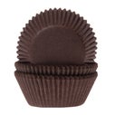 House of Marie Baking cups Bruin - pk/48