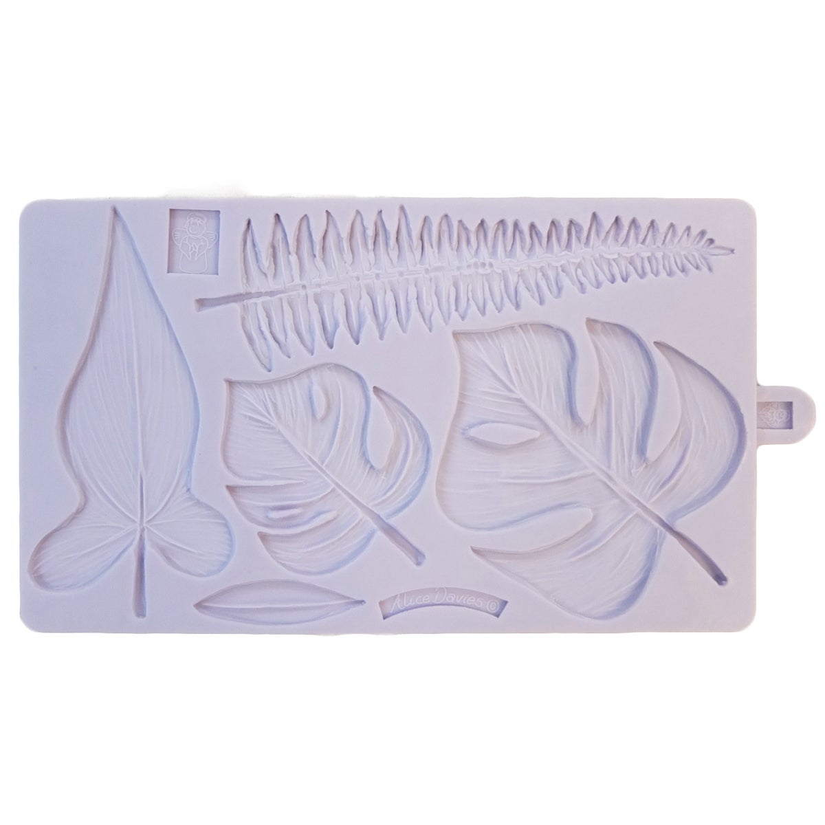 Karen Davies Siliconen Mould - Tropical Leaves