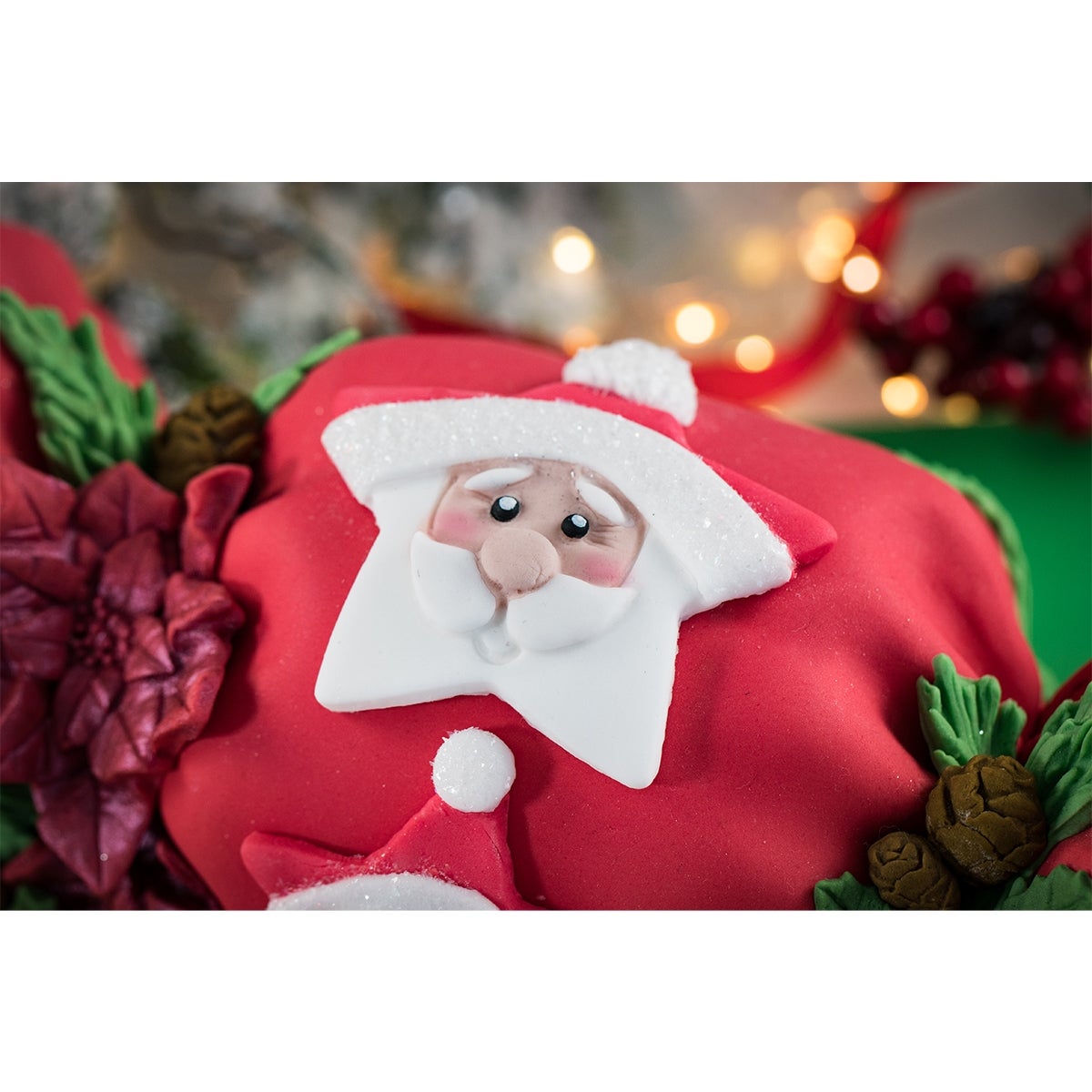 Karen Davies Siliconen Mould - Star Santa