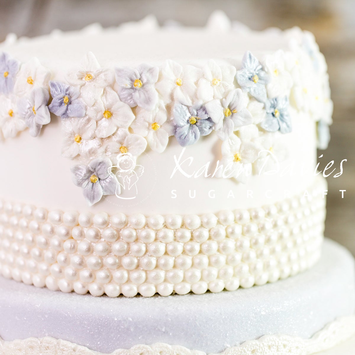 Karen Davies Siliconen mould - Hydrangea Border