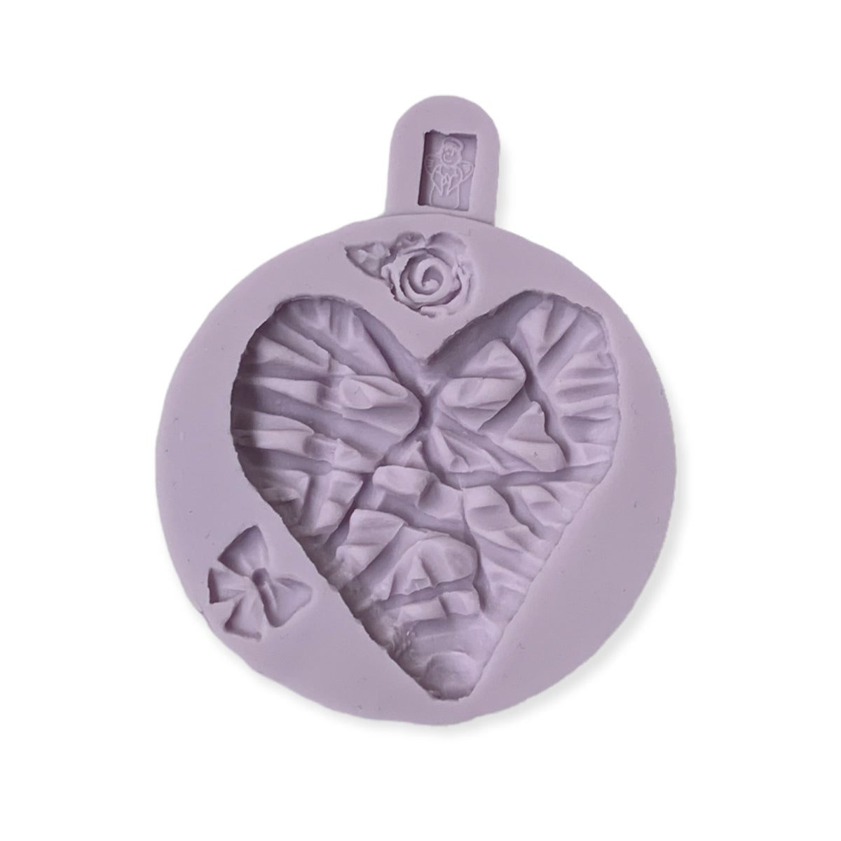Karen Davies Silicone Mould - Wicker Heart Mould