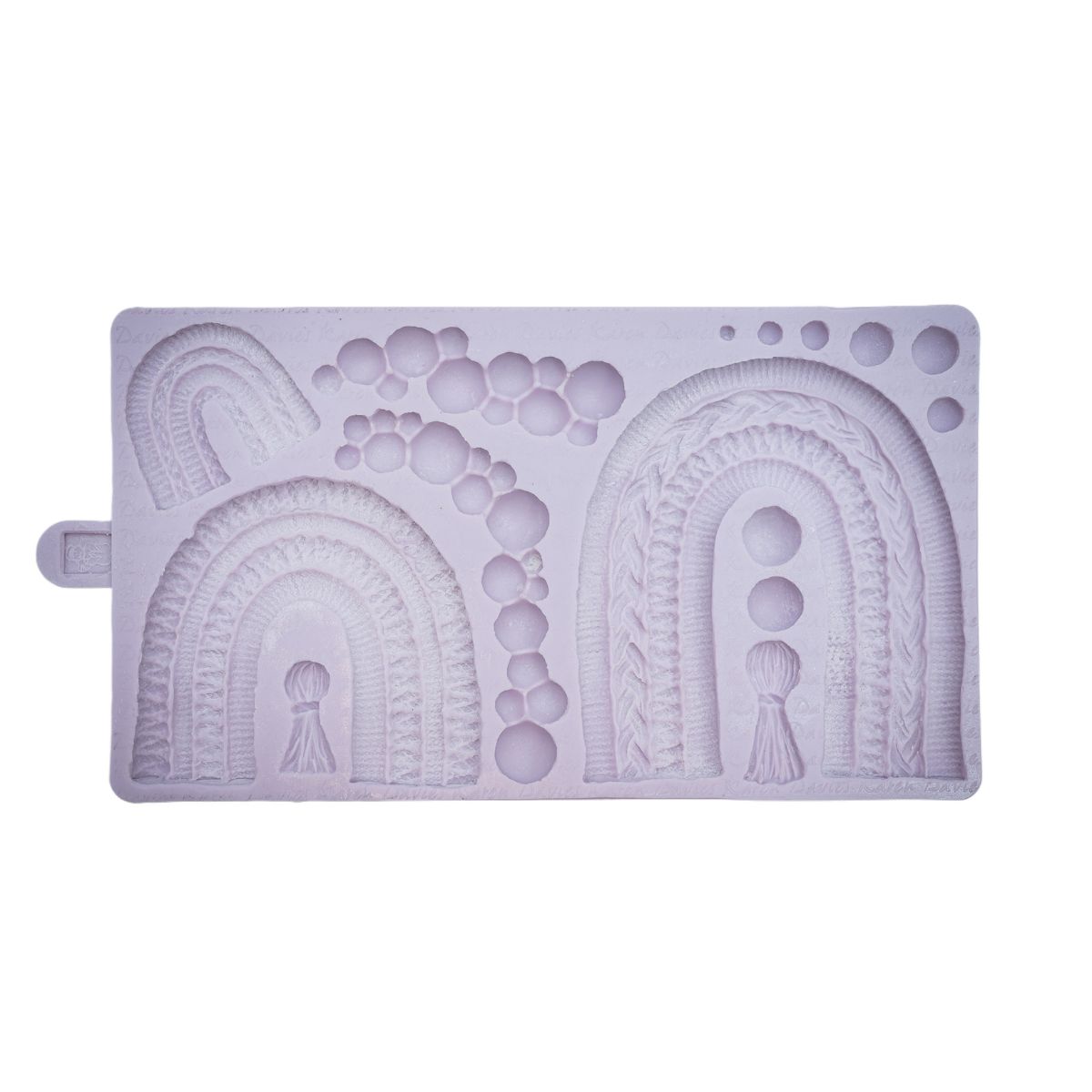 Karen Davies Silicone Mould - Macrame Rainbow