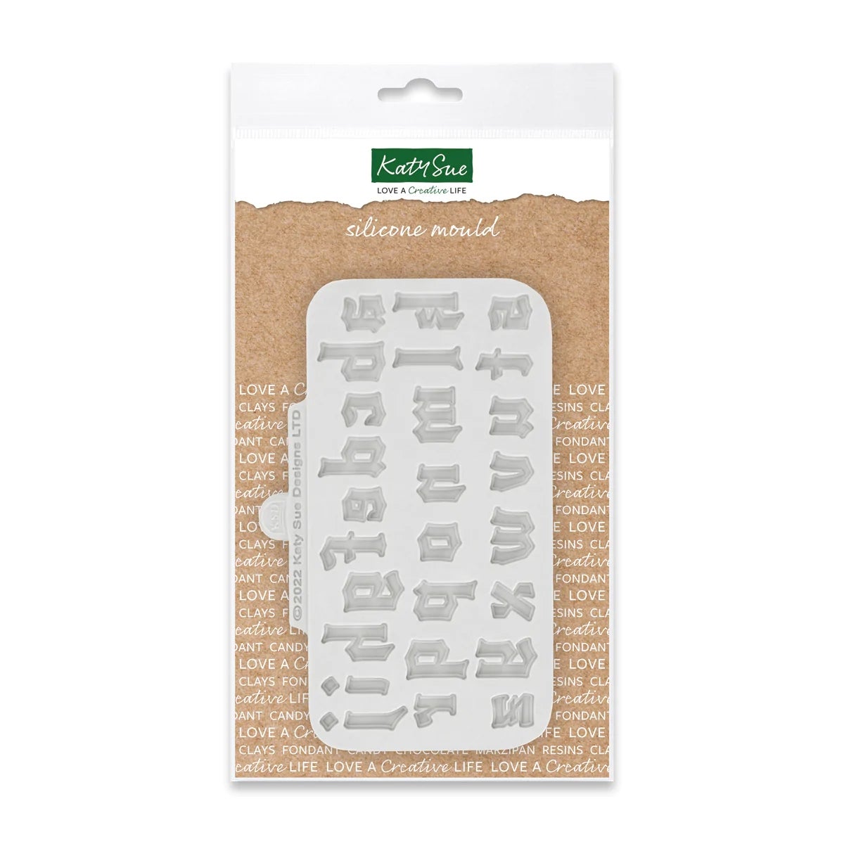 Katy Sue Gothic Onderkast Alfabet Siliconen Mal