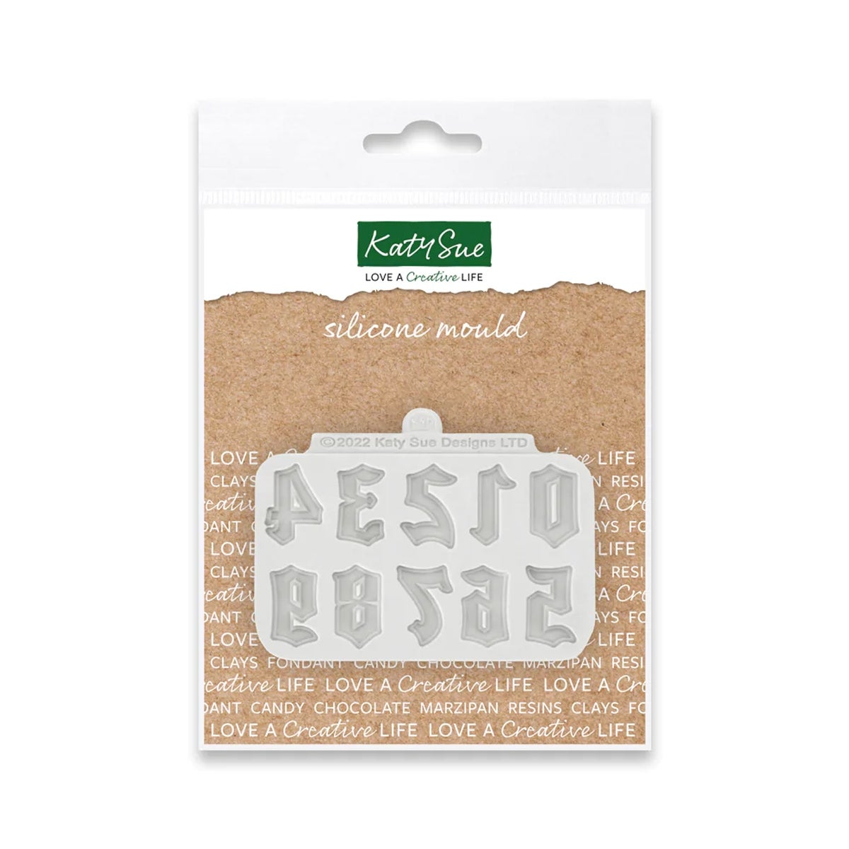 Katy Sue Gothic Cijfers Siliconen Mal