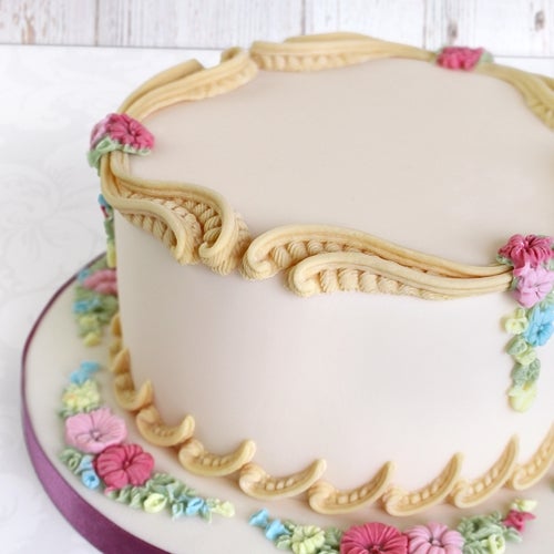 Katy Sue Silicone Mould - S Scrolls