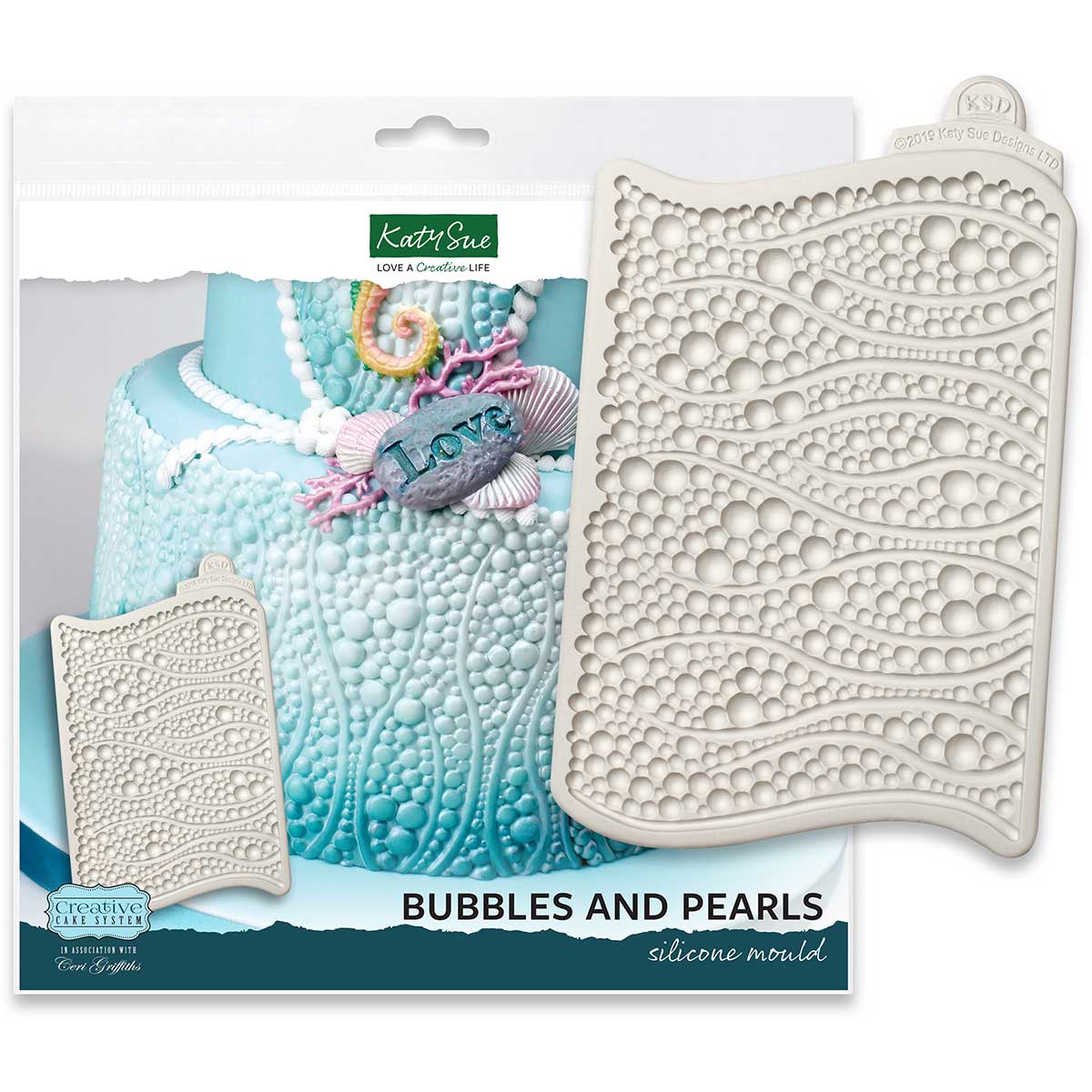 Katy Sue Siliconen Mal Bubbels en Parels