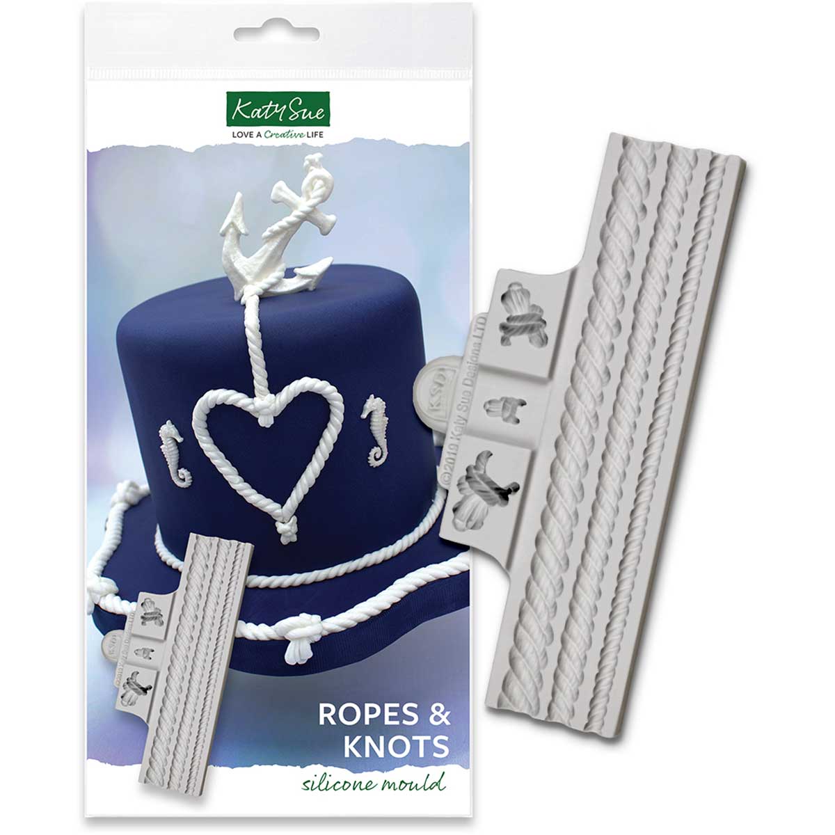 Katy Sue Siliconen Mal Touwen en Knopen