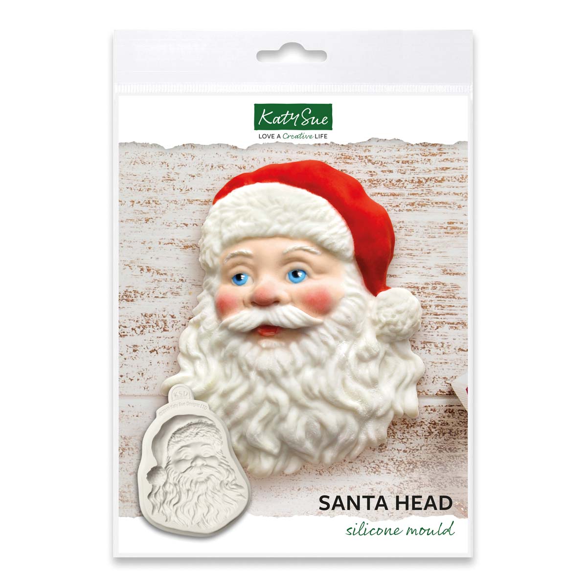 Katy Sue Siliconen Mal Santa Head