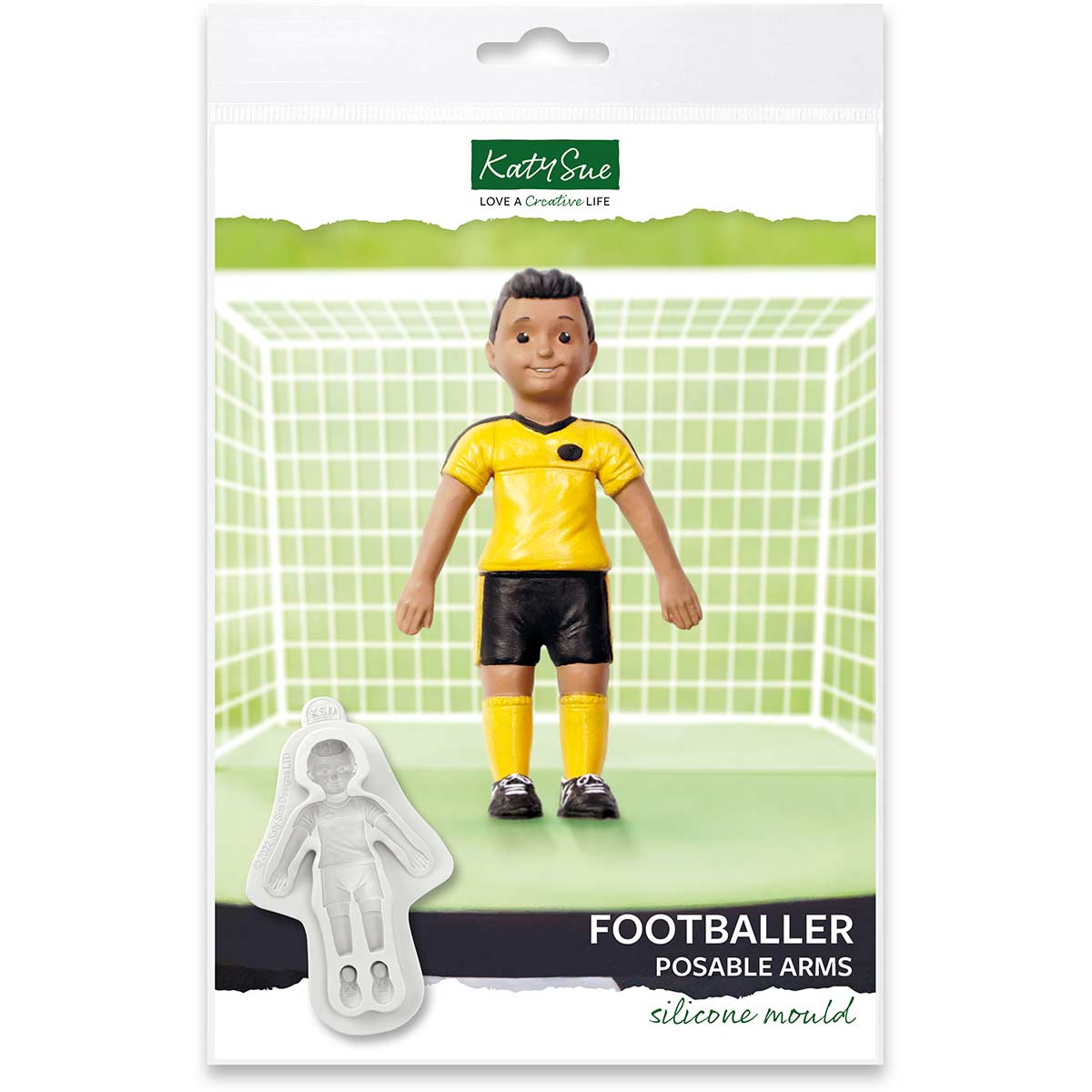 Katy Sue Voetballer Siliconen Mal