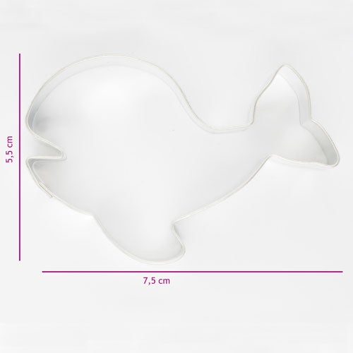 Koekjes Uitsteker Walvis 7,5 cm