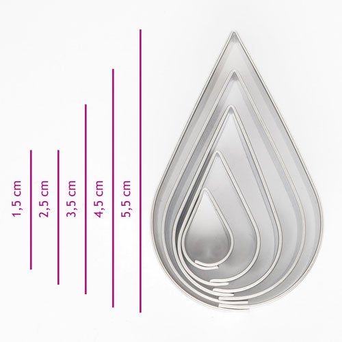 Koekjes Uitsteker Druppels set/5