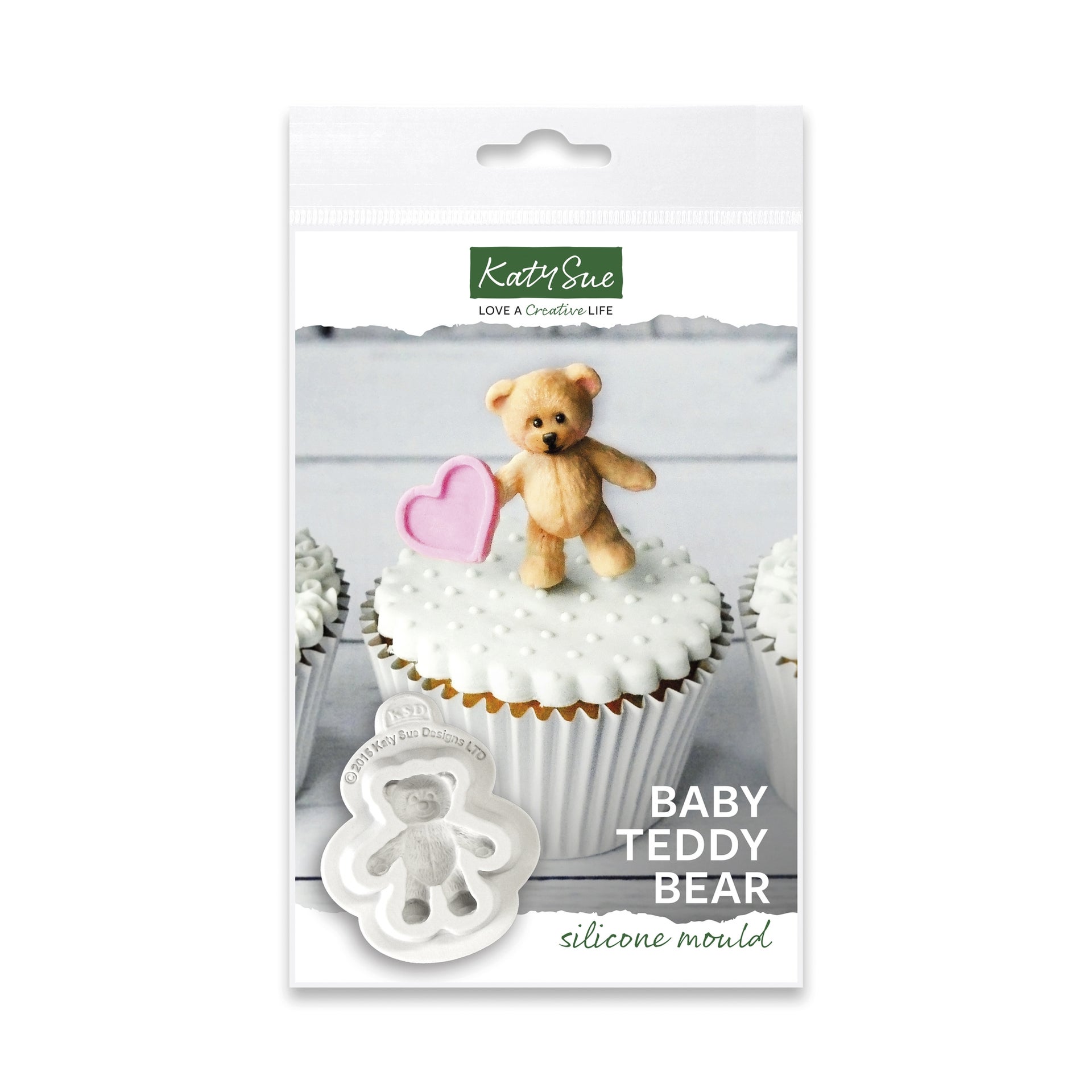 Katy Sue Siliconen Mal - Baby Teddybeer