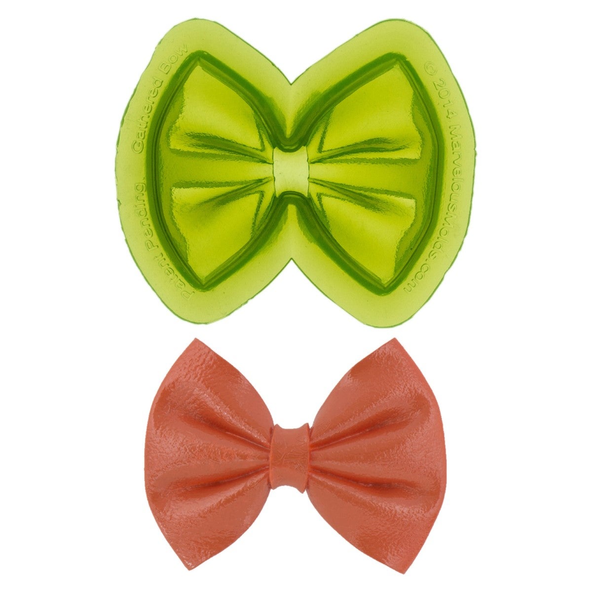 Marvelous Molds Silicone Mal - Gathered Bow Mold