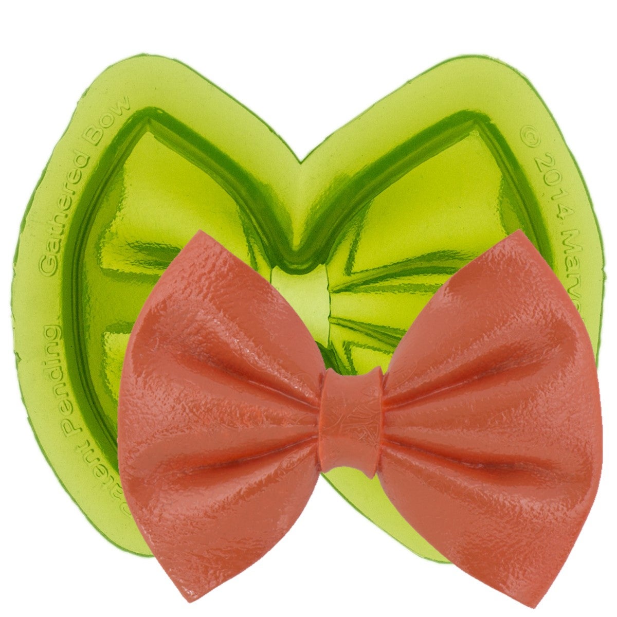 Marvelous Molds Silicone Mal - Gathered Bow Mold