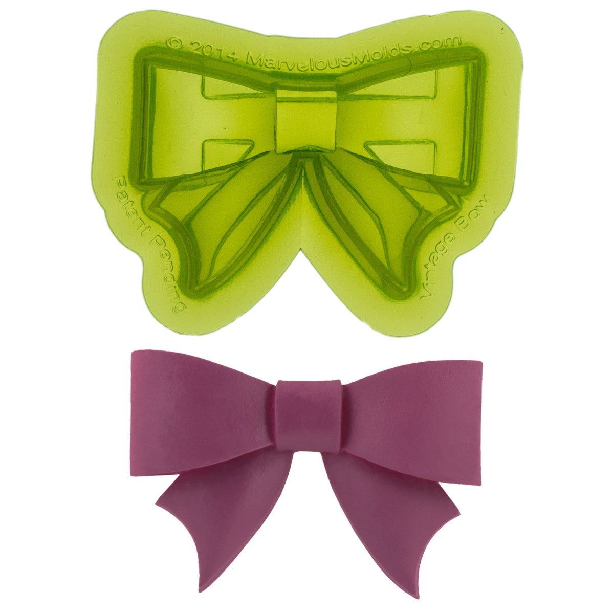 Marvelous Molds Silicone Mal - Vintage Bow Mold