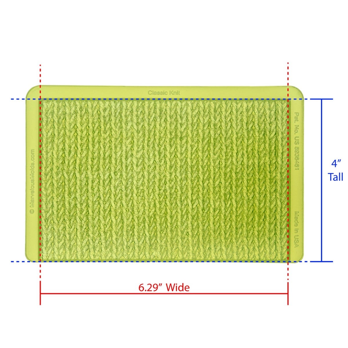 Marvelous Molds Silicone Mal - Classic Knit Simpress