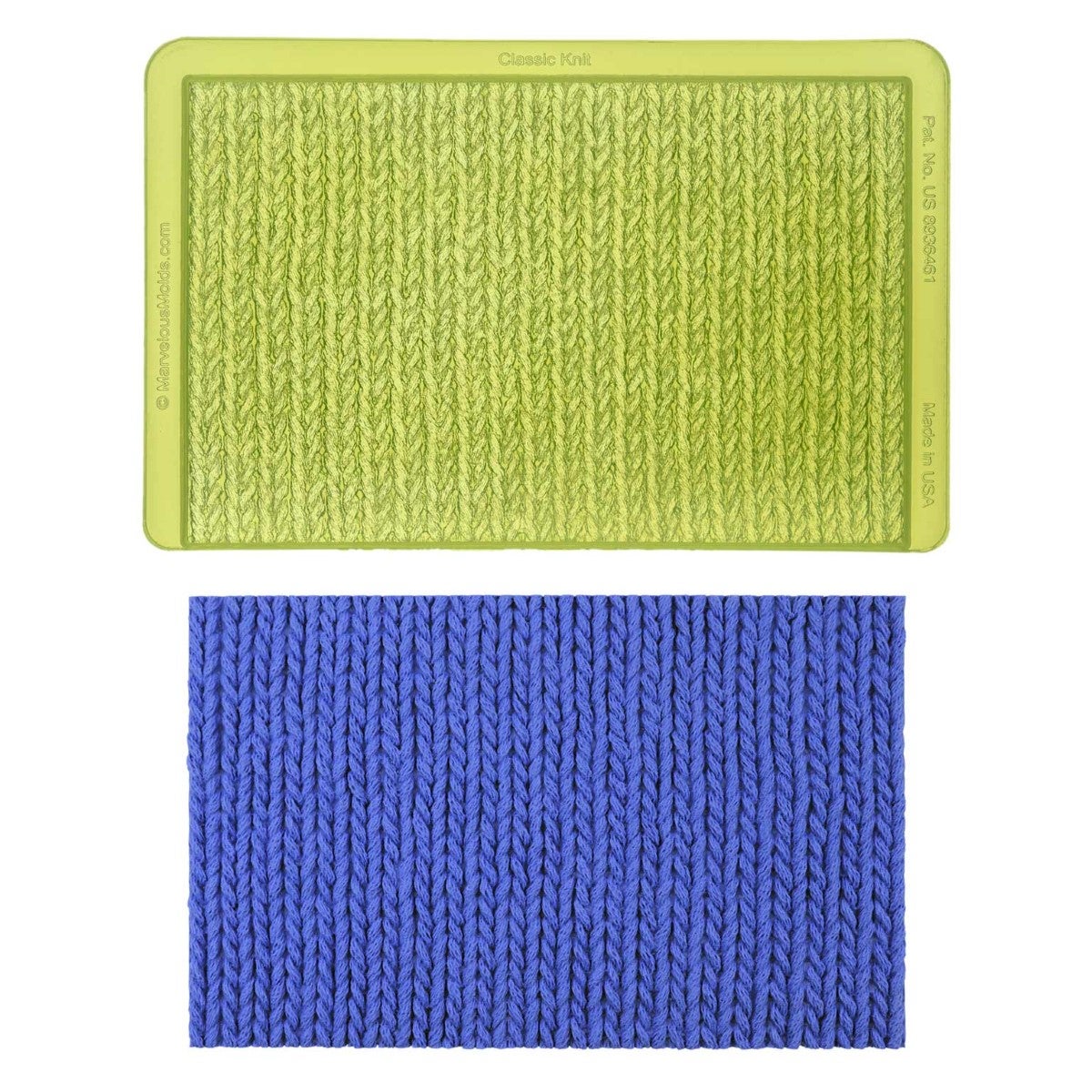 Marvelous Molds Silicone Mal - Classic Knit Simpress