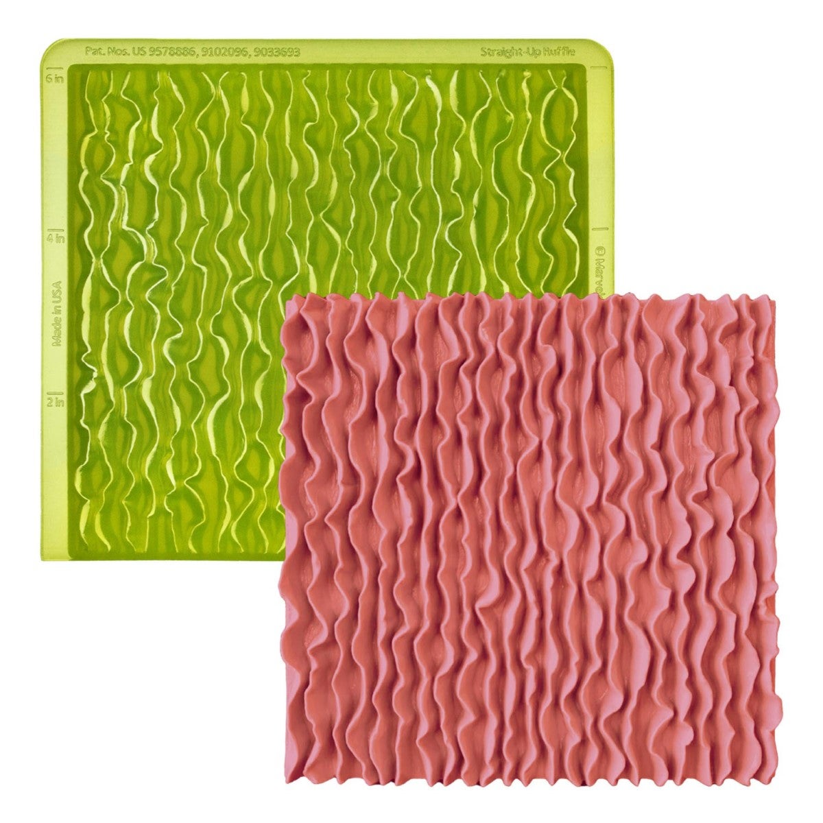 Marvelous Molds Silicone Mal - Straight-Up Ruffle