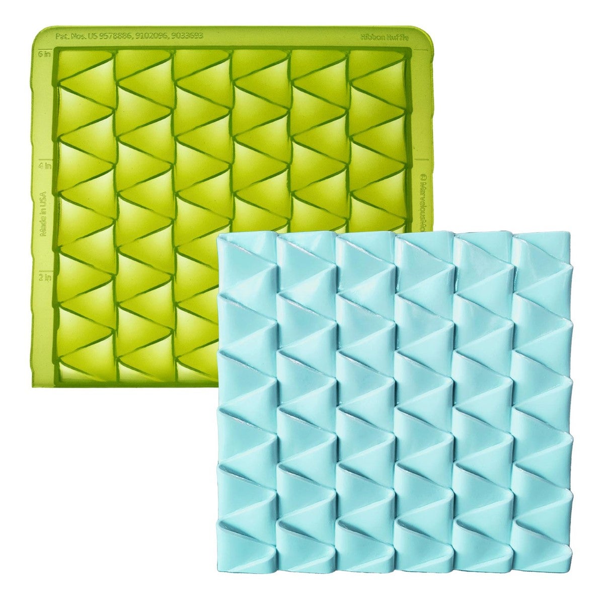 Marvelous Molds Silicone Mal - Ribbon Ruffle