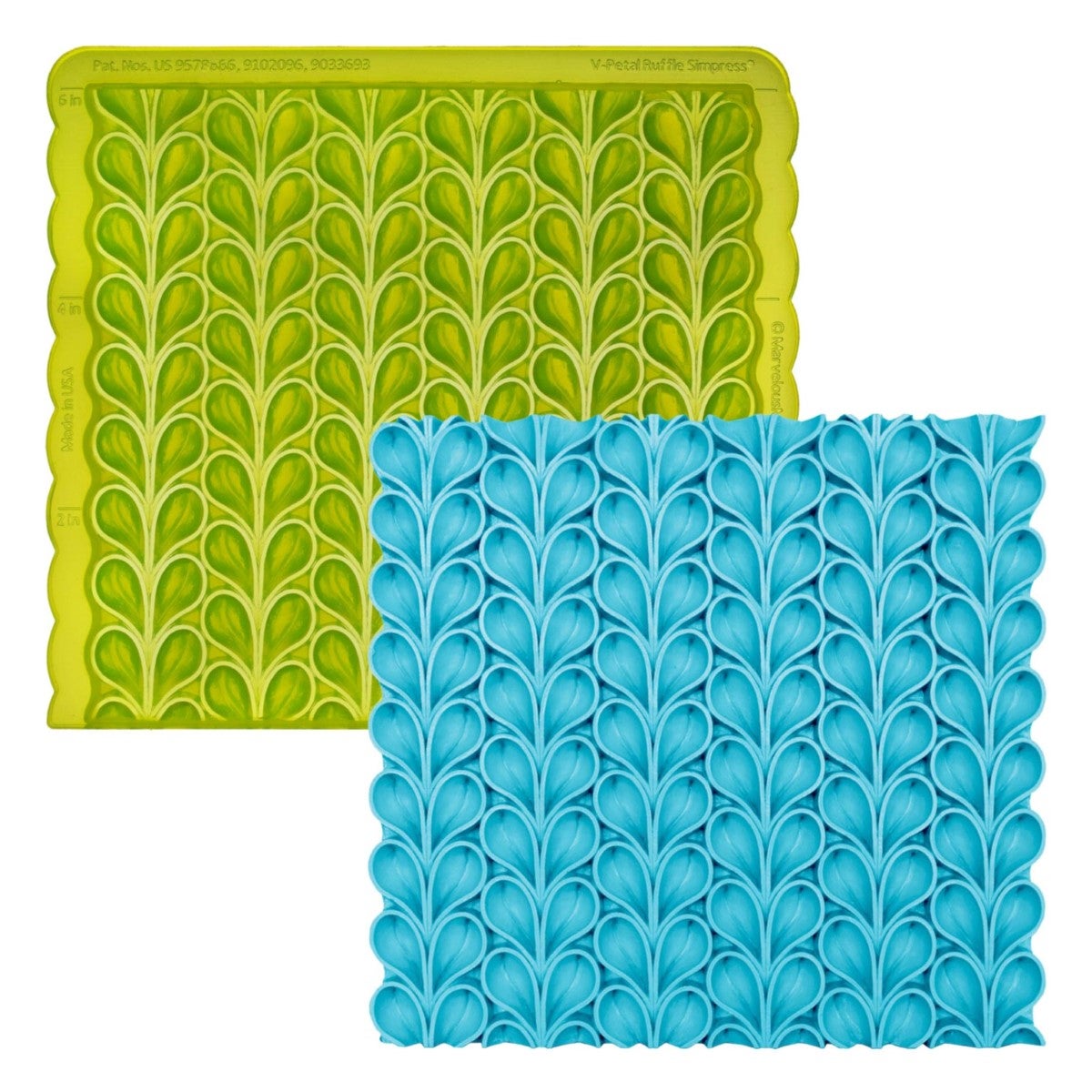 Marvelous Molds Silicone Mal - V-Petal Ruffle