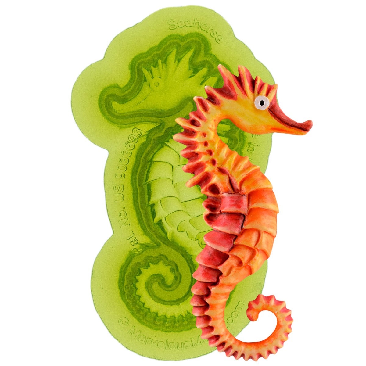 Marvelous Molds Silicone Mal - Seahorse Mold
