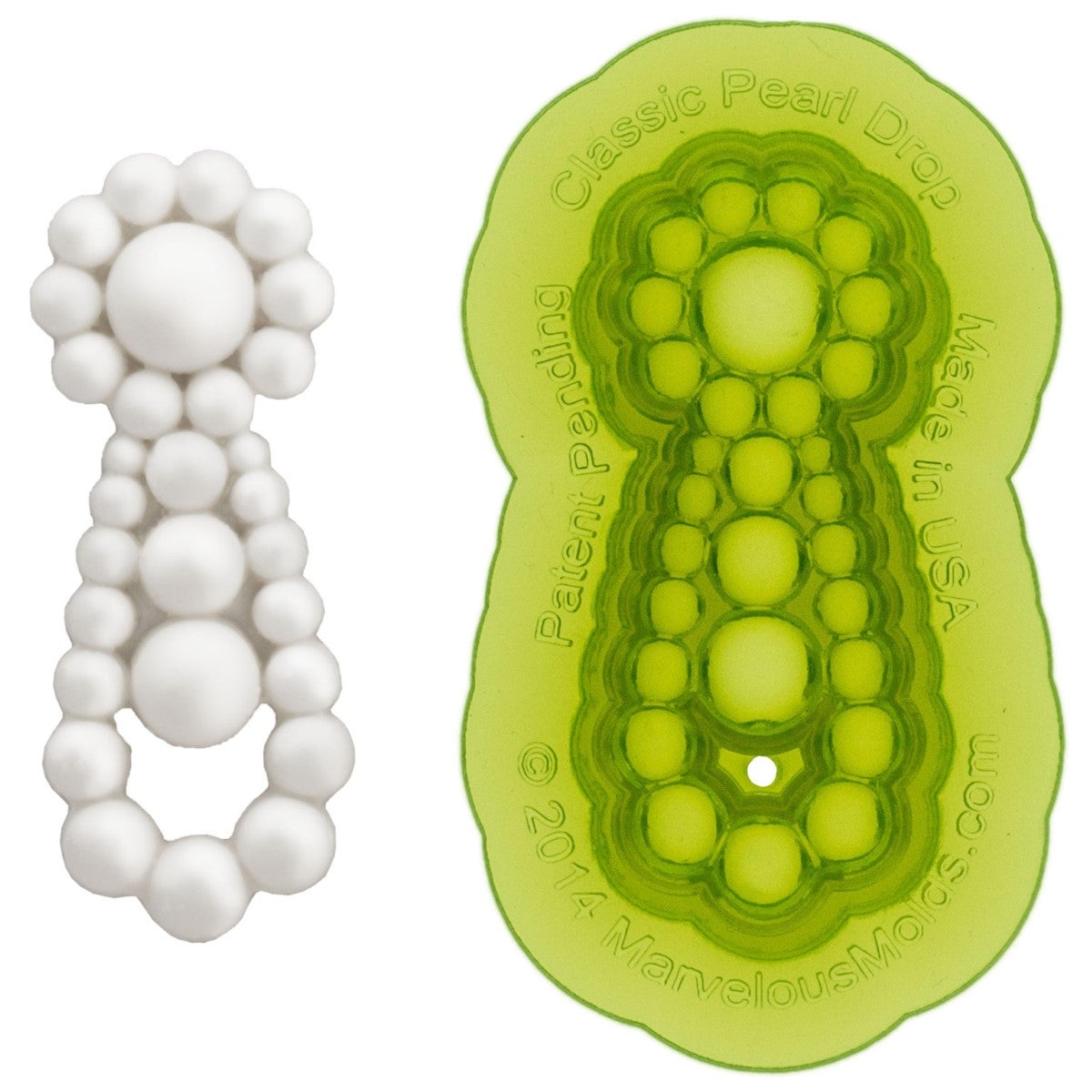 Marvelous Molds Silicone Mal - Classic Pearl Drop Mold